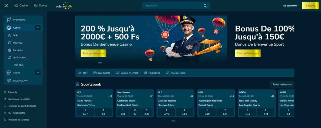 Volerbet casino avis