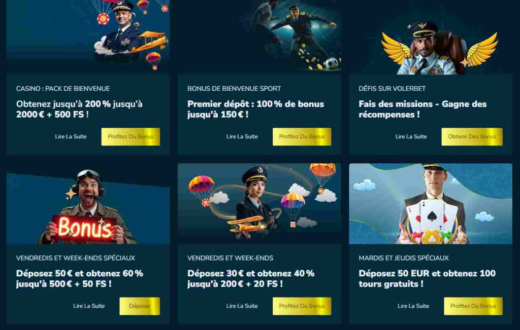 Volerbet bonus